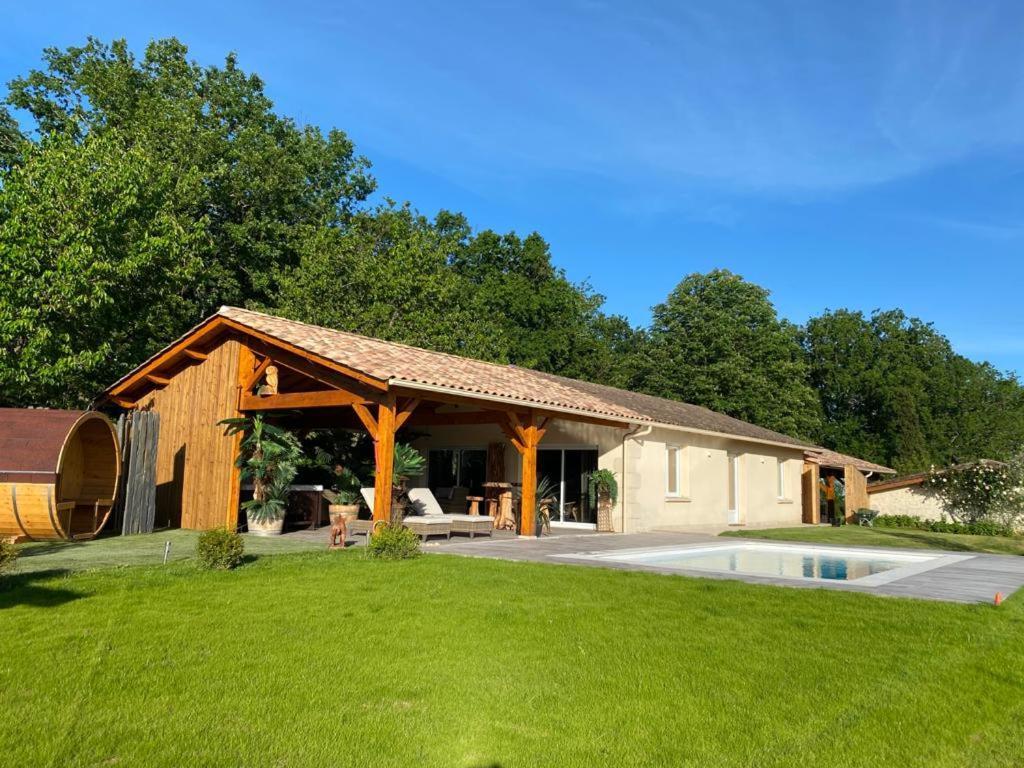 Le Refuge Des Epicuriens Eymet Exterior foto