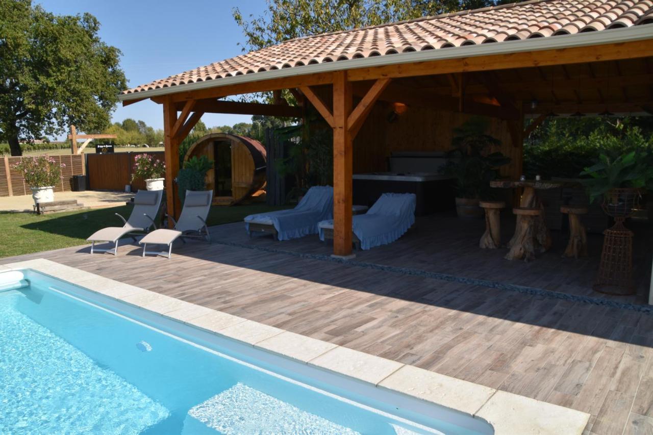Le Refuge Des Epicuriens Eymet Exterior foto
