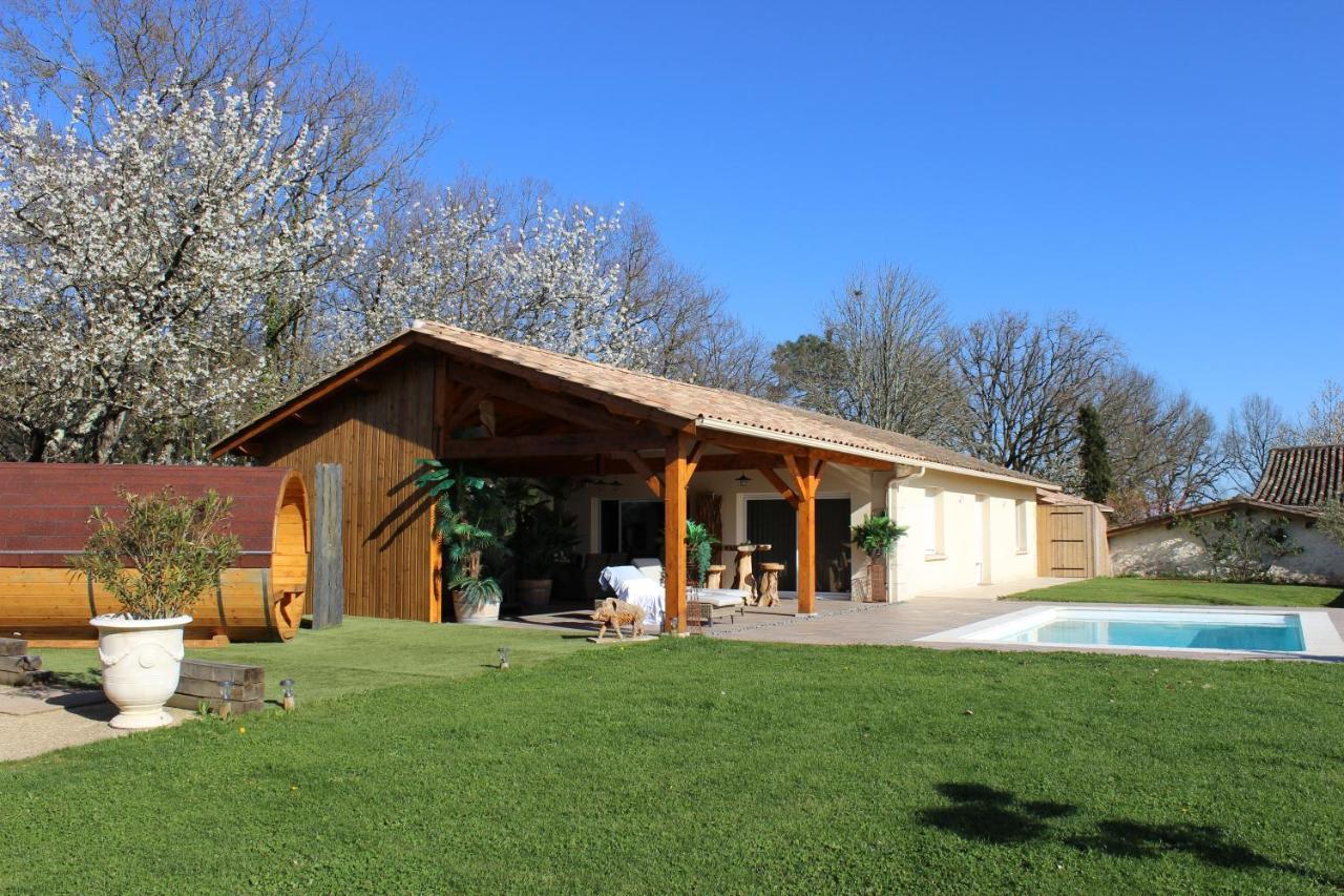 Le Refuge Des Epicuriens Eymet Exterior foto